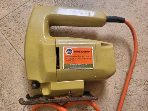 Jig saw vintage black - black, decker