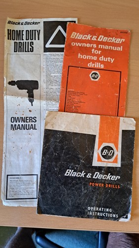 Vintage black decker drill - &,