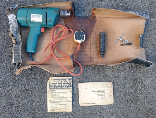 Vintage black decker drill - decker,