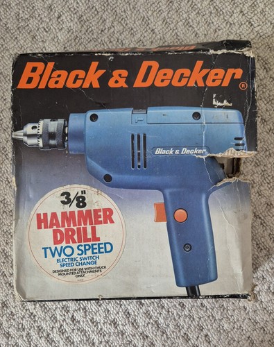 Vintage black decker 8 - decker, 3/8"