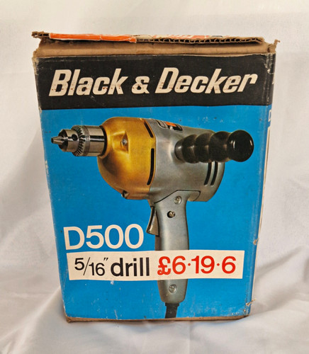 Vintage black decker d500 - vintage,